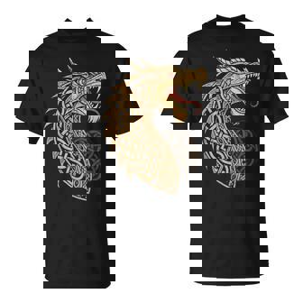 Viking Ouroboros – Jörmungandr Knotwork Dragon T-Shirt - Monsterry