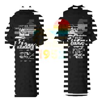 Vintage 1952 Montagnes Aigle Retro 74E Anniversaire T-Shirt - Cadeauxyz