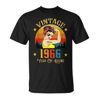 Vintage 1966 Anniversaire S 60 Ans Drôleintage 1966 T-Shirt - Cadeauxyz