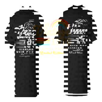 Vintage 1976 Piezas Originales 50 Aniversario Retro Camiseta unisex - Regaloses