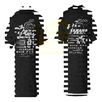 Vintage 1976 オリジナルパーツ 50歳の誕生日 Tシャツ - Kawaiitshirt