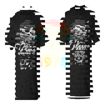 Vintage 1978 Cumpleaños 47 Años Cassette Lápiz Camiseta unisex - Regaloses