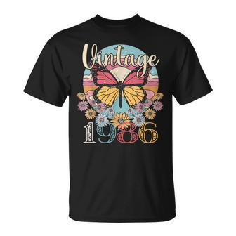 Vintage 1986 Limited Edition 38Th Birthday 38 Year Old Women T-Shirt - Thegiftio UK