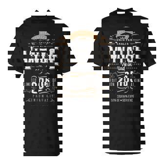 Vintage 2005 Label 21St Birthday 21 Year Old T-Shirt | Seseable FR