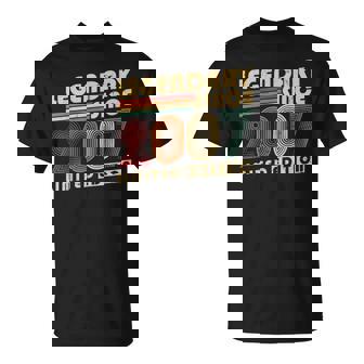 Vintage 2007 Regalo Compleanno 18 Anni Per Ragazzi Ragazze Maglietta - Novitaregali