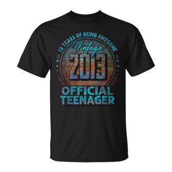 Vintage 2013 Limited Edition 13 Year Old 13Th Birthday T-Shirt - Thegiftio UK