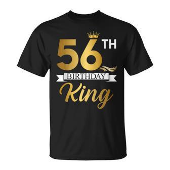 Vintage 56 Cumpleaños Rey Regalo Cumpleaños 56 Años Hombre Camiseta unisex - Regaloses