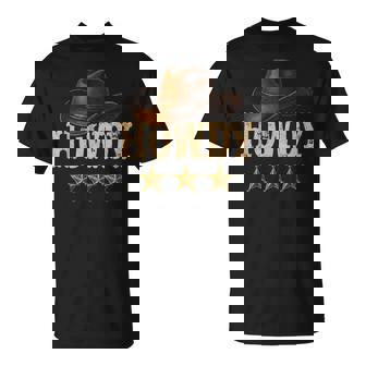 Vintage Cowboy Cowgirl Rodeo Hat Western Country Howdy T-Shirt - Seseable