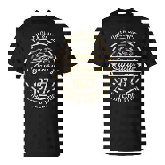 Vintage De Cumpleaños Desde Enero De 1977 Camiseta unisex - Regaloses