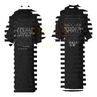 Vintagetrasbourg Francia Manga Larga Camiseta unisex - Regaloses