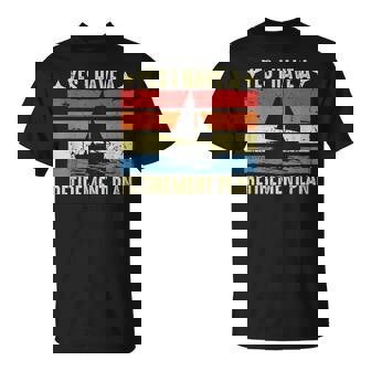 Voile Pour Hommes S Plan De Retraite Bateauoilier T-Shirt - Cadeauxyz