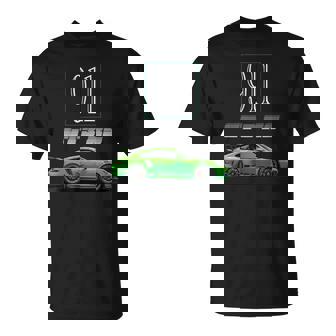 Voiture Deport Légendairee 911 Gt3 Rsilhouette Emblématique T-Shirt - Cadeauxyz