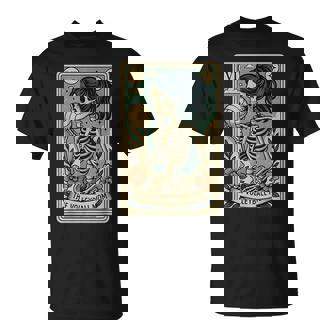 Volleyball Mom Tarot Card Skeleton Mama T-Shirt | Seseable CA