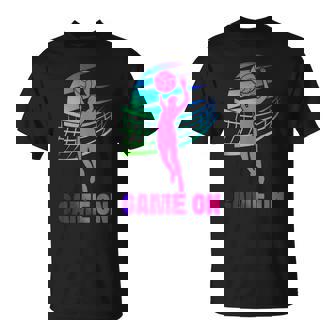 Volleyball Player Team Retro 80s 90s Game On Tank Top T-Shirt | Mazezy