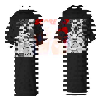 Waifu Sexy Anime Girl Glasses Horns Japanese Style T-Shirt - Monsterry