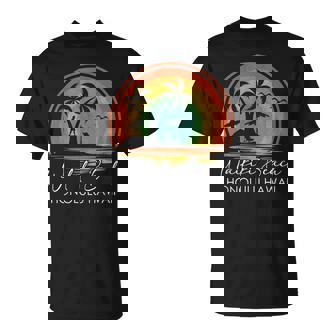 Waikiki Beach Honolulu Hawaii Summer Vacation Tropical T-Shirt - Monsterry