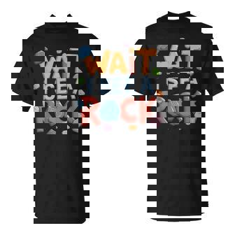 Wait I See A Rock Retro Geology Rockhounding Mineralogy T-Shirt | Mazezy