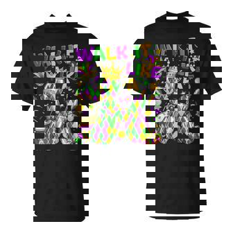 Walk It Like A Dog Mardi Gras Louisiana Carnival Fat Tuesday T-Shirt - Thegiftio