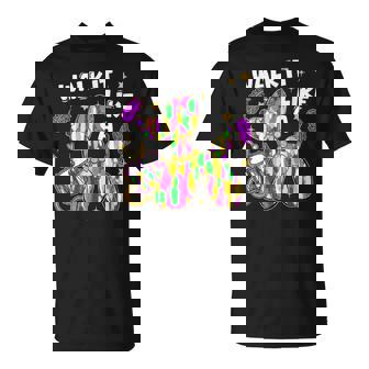 Walk It Like A Dog Mardi Gras Women T-Shirt | Mazezy