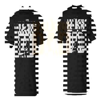 The Walking Dad Zombie Undead Hip Retro Padre Cool Hipster Maglietta - Novitaregali