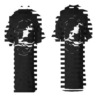 Water Ski Skiing Waterski Waterskiing Waves Vacation Boat T-Shirt | Mazezy