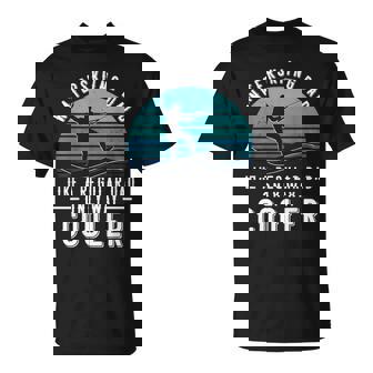 Waterskiing Dad Only Way Cooler T-Shirt | Mazezy