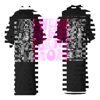 I Wear Pink For My Mom Warrior Breast Cancer Awareness T-Shirt | Seseable UK