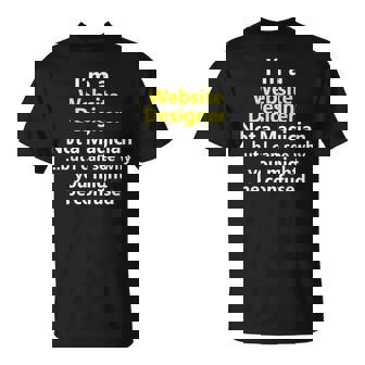 Web Site Er Job Title UX UI Front End Career T-Shirt | Mazezy