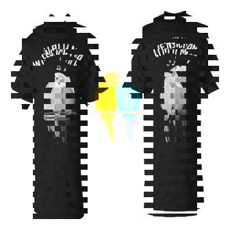 Wellensittich Mama Lustigittichogelbesitzerin T-Shirt - Seseable