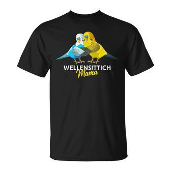 Wellensittich Mamaogelbesitzerin Welliittich T-Shirt - Geschenkecke
