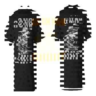 Western Country Cowboy Go On Now Git Vintage Western Opossum T-Shirt | Seseable FR