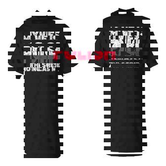 My Wife Is Polish Nothing Scares Me Polish Heritage T-Shirt - Monsterry