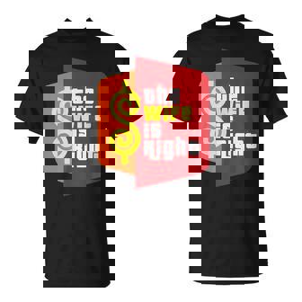 The Wife Is Right Husband Sarcastic Saying Humor Joke T-Shirt | Mazezy