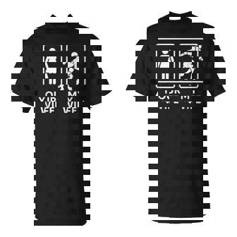 Your Wife My Wife Roller Derby Supporter T-Shirt | Mazezy