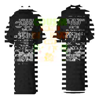 Wild Cousin Of The Birthday Boy Zoo Safari Jungle Animal T-Shirt | Seseable FR