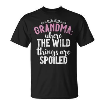 Where The Wild Things Are Spoiled New Grandma T-Shirt - Thegiftio UK