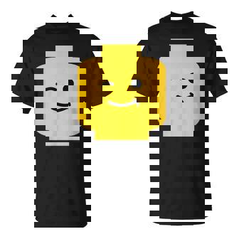 Winking Winky Face ミニフィグ ブリックトイtシャツ Tシャツ - Kawaiitshirt