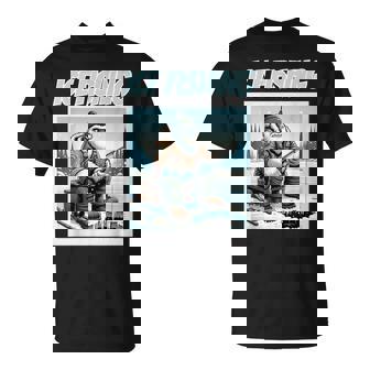 Winter Angling Abdominal Snowman Ice Fishing T-Shirt | Mazezy