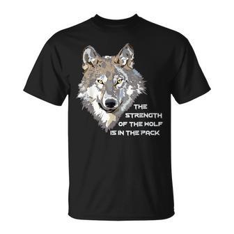 Wolf Pack La Force Du Loup Est Dans Le Pack T-Shirt - Cadeauxyz