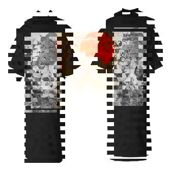 Wolf Wolves Japan Japanese Anime Graphic T-Shirt | Mazezy