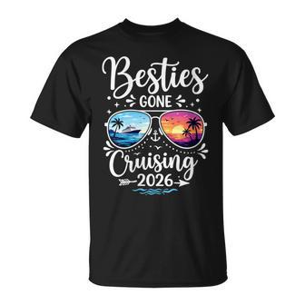 Women's Besties Gone Cruising 2026 Girls Matching Friends Cruise T-Shirt - Thegiftio UK