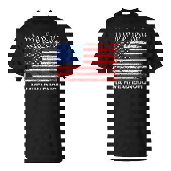 Women's Vintage We The People Have Had Enough Us Flag American Usa T-Shirt | Mazezy