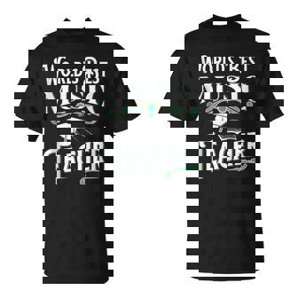 World's Best Music Teacher For Teacher Appreciation Tank Top T-Shirt | Mazezy