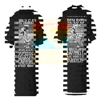 Wrestling Dad Wrestler Wrestling Wrestle Father's Day T-Shirt | Mazezy