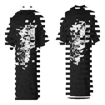 Y2k Alien Cat Meme Retro Silly Cat Vintage Kitty T-Shirt - Monsterry