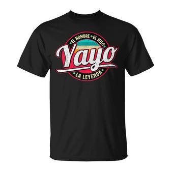 Yayo El Mito La Leyenda Regalo Día Del Padre Abuelo Hombre Camiseta unisex - Regaloses