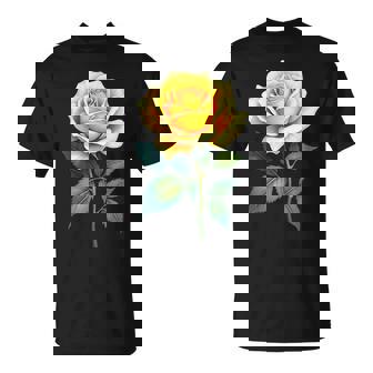 Yellow Rose Flower Gardening Gardener T-Shirt | Seseable CA