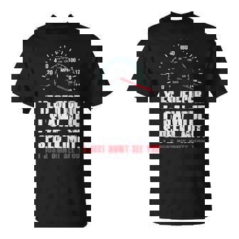 Yes Officer I Saw The Speed Limit Driving T-Shirt - Thegiftio