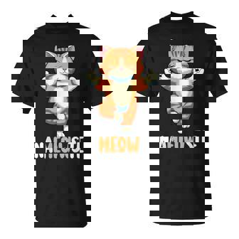 Yoga Cat Nameowste Meditation Zen Kitten Namaste T-Shirt - Thegiftio