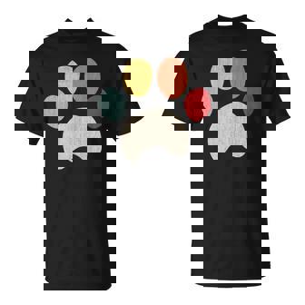 Zampa Di Cucciolointage Amo Il Mio Cane Maglietta - Novitaregali